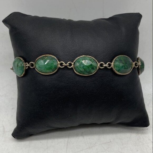 Jewelry - Sterling Silver and Jade Bracelet